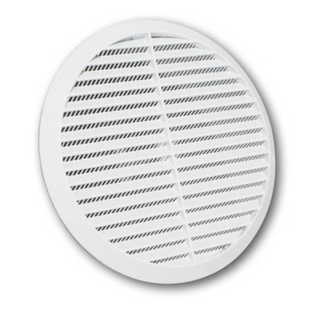 Vaso Per Fiori In Plastica Effetto Rattan PAFEN – 25 Cm Diametro, Bianco, Con Inserto, Per Esterni Ed Interni