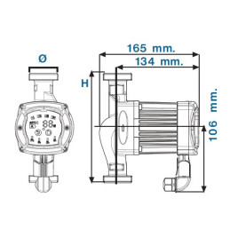 Circolatore inverter Alfamax 25/60_130